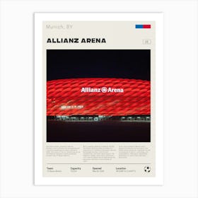 Fc Bayern Munich - Allianz Arena 1 Art Print