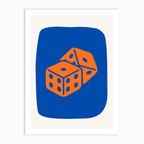 Dice Icon 1 Art Print