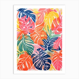 Tropical Leaves 12 Art Print