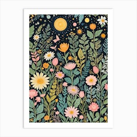 Wildflower Medley Art Print