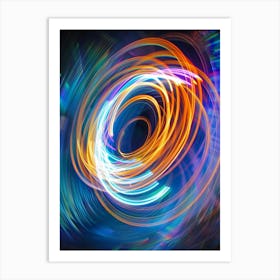 Abstract Light Art Print