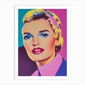 Peggy Ashcroft Pop Movies Art Movies Art Print