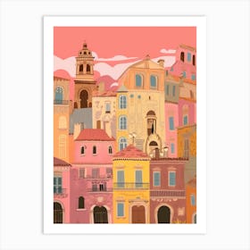 Catania, Italy Illustration Art Print