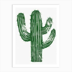 Cactus Canvas Art Art Print