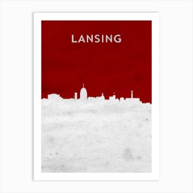 Lansing Michigan Art Print