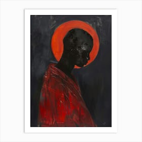 'Man In Red' 1 Art Print