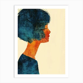 Portrait Of A Woman 635 Art Print