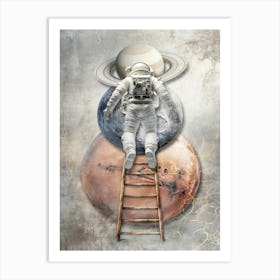 Astral Illustration Art Cosmos 03 Art Print