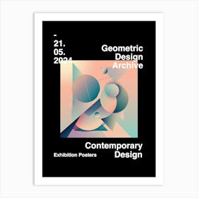 Geometric Design Archive Poster 20 Art Print