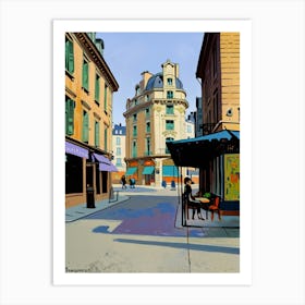 Paris Street 1 Art Print