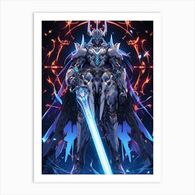 Armored Knight Art Print