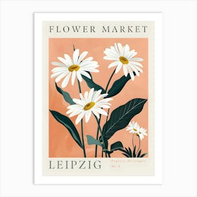 Flower Market Leipzig Art Print