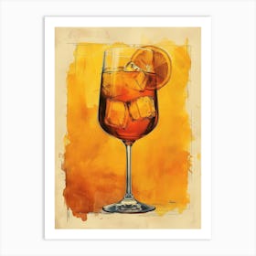 Aperol Spritz Art Print 394 Art Print