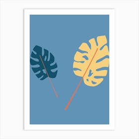 Tropical Leaves 1 Art Print