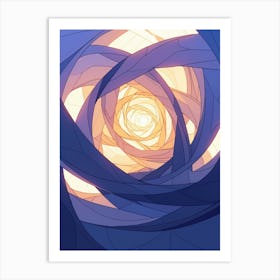 Spirals Of Light Art Print