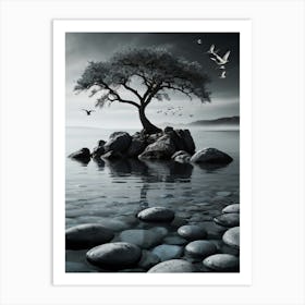 Lone Tree 8 Art Print