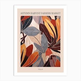 Fall Botanicals Tulip 2 Poster Art Print