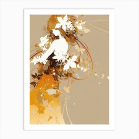 Autumn Woman Art Print