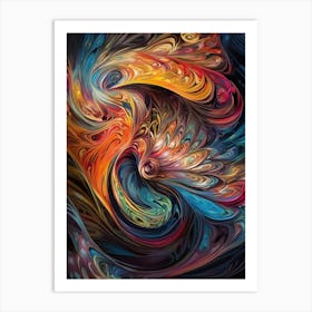 Abstract Painting 909 Art Print