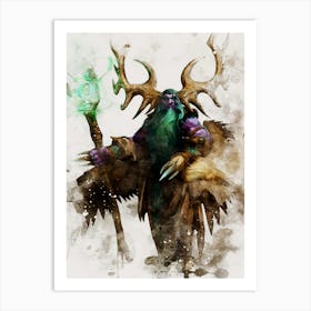 Malfurion Stormrage World Of Warcraft Art Print