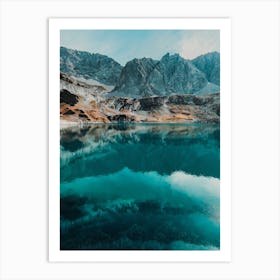 Mountain Reflections Art Print