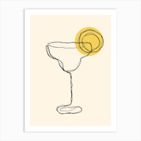 Margarita Cocktail Drink Art Print