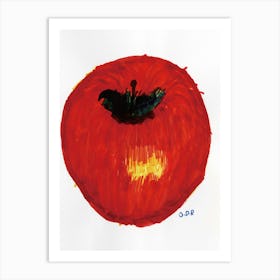 An Apple drawn by Little Artist O.D.R Art Print