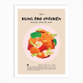 Kung Pao Chicken Art Print