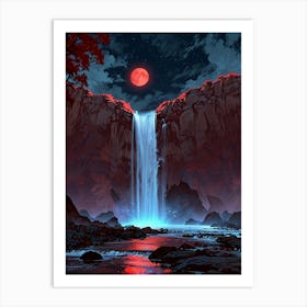 Waterfall 2 Art Print