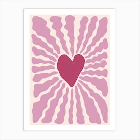 Heart Of Love 8 Art Print