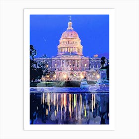 Washington Dc Art Art Print