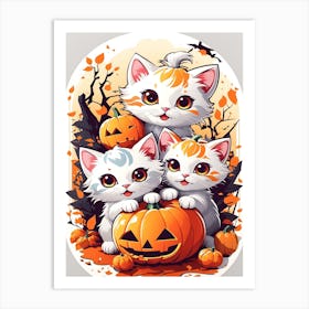 Buteful smal cats Art Print