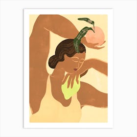 Lemon Apple Art Print
