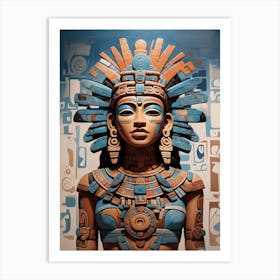 Aztec Goddess Art Print