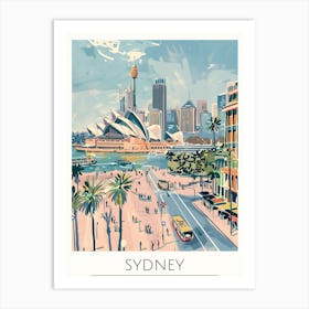 Sydney Cityscape Art Print