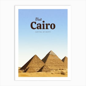 Egyptian Pyramids Art Print