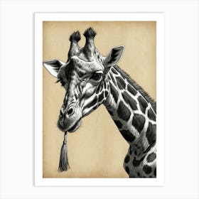 Giraffe 23 Art Print