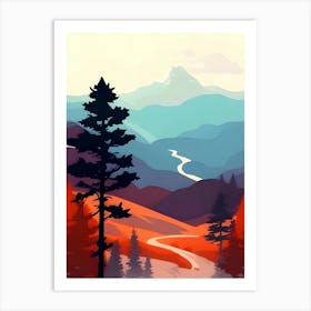 Landscape Painting 2 Art Print