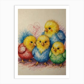 Little Chicks 1 Art Print