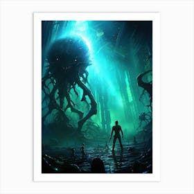 Aliens And Monsters Art Print