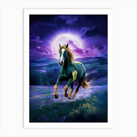 Horse In The Meadow Art Print