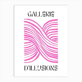 Abstract Lines Art Poster 3 Art Print