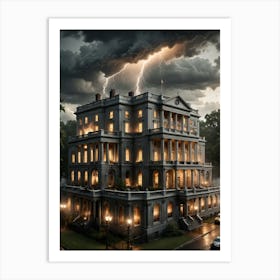 House Of Storm Art Print