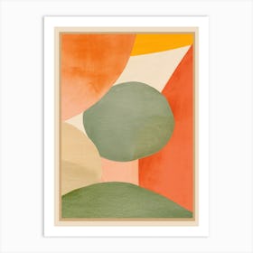 Abstract & Modern Shape Art 1 Art Print