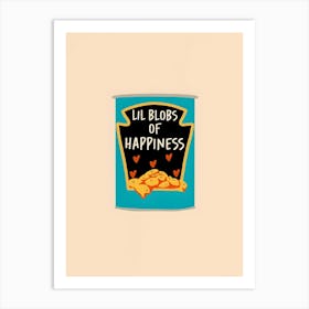 Lil Blobs Of Happiness Kitchen Art Print