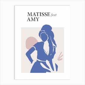 Matisse Feat Amy Art Print