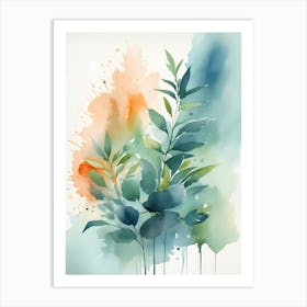 Watercolor Background 3 Art Print