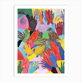 A Hand Is All We Need Art Print