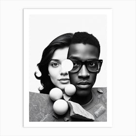 Man And A Woman 2 Art Print