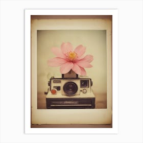 Polaroid Flower Art Print